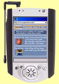 Handheld-Webseite